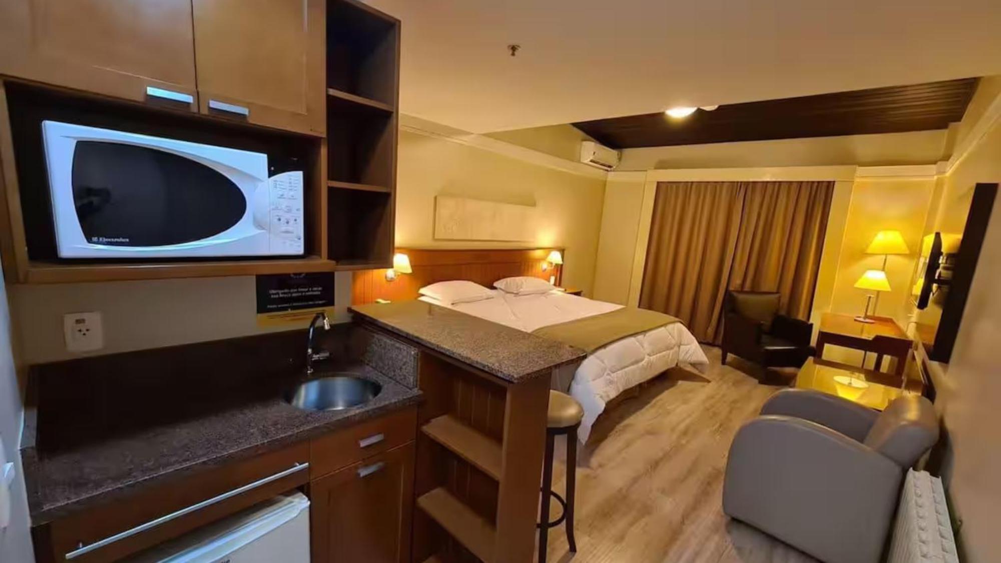 Apart-Hotel Em Gramado, Padrao 4 Estrelas, No Centro Exterior photo